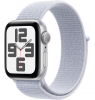 Умные часы Apple Watch SE 2024 40mm Silver Aluminum Case with Blue Cloud Sport Loop