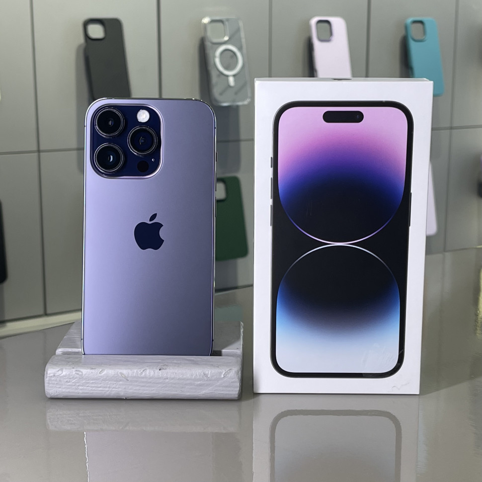 Смартфон Apple iPhone 14 Pro 256GB Фиолетовый (Deep Purple) (Б/У)