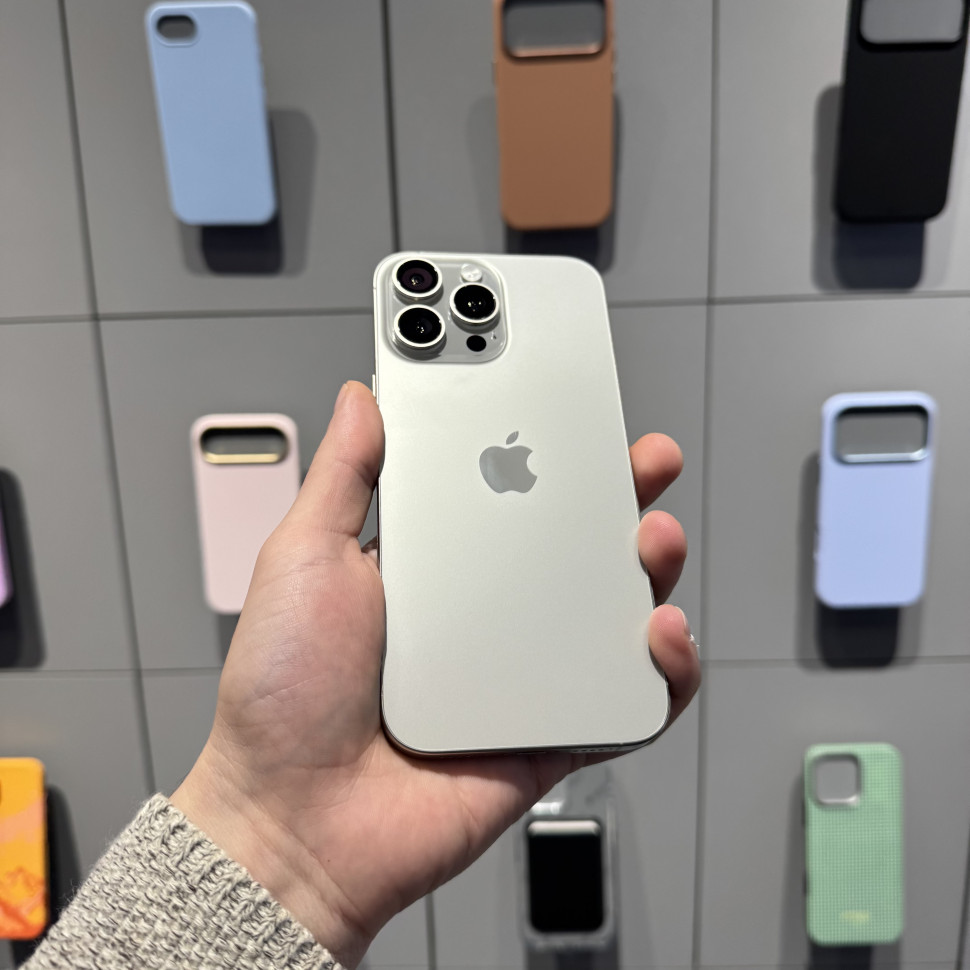 Смартфон Apple iPhone 16 Pro Max 256GB Натуральный титан (Natural Titanium) (Б/У)