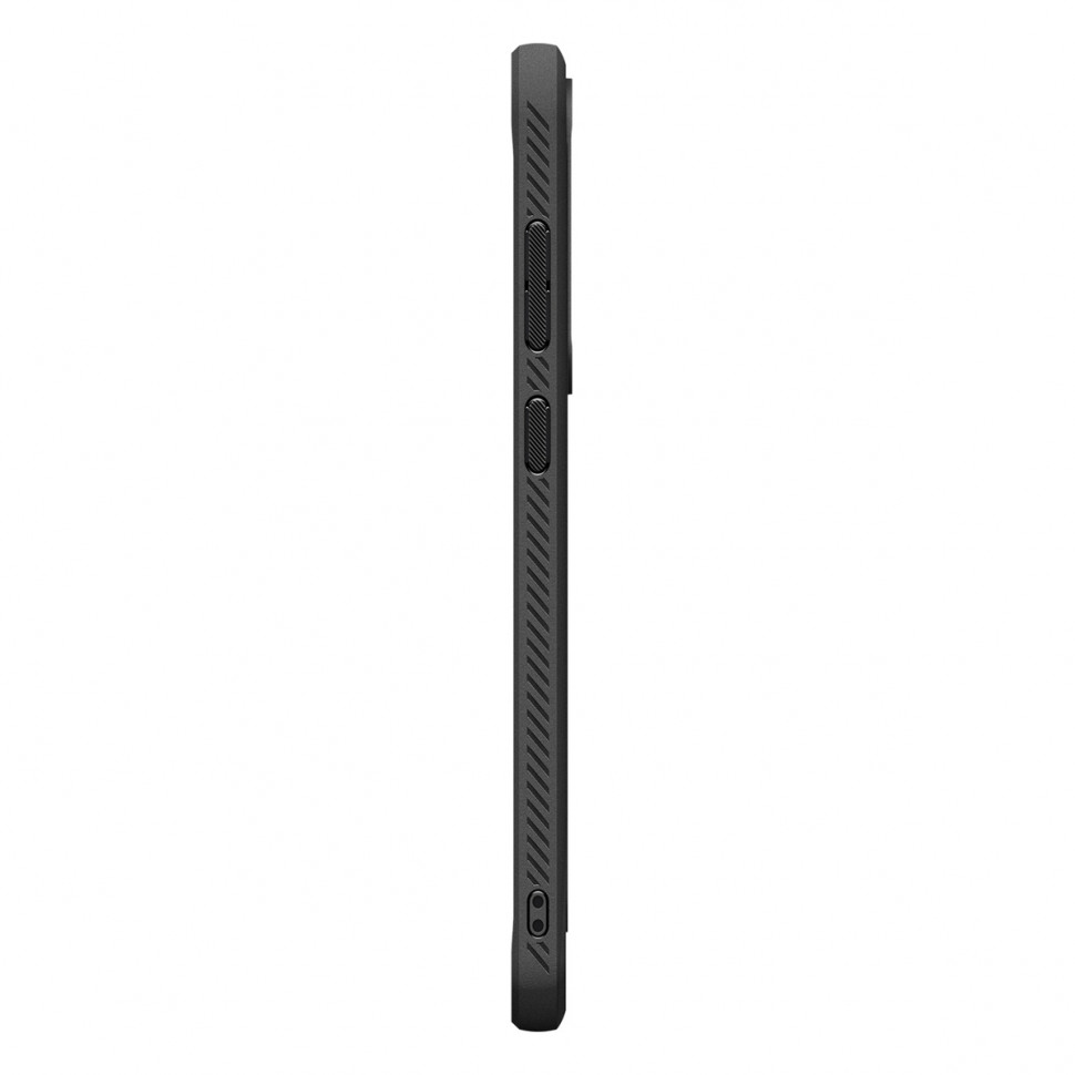 Чехол защитный Spigen Rugged Armor для Samsung Galaxy S25 FE Черный (Black)