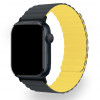 Ремешок uBear Mode для Apple Watch 44/45/46/49mm (M/L) Серый/Желтый