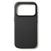 Чехол защитный Mujjo Leather для iPhone 17 Pro Черный (Black)
