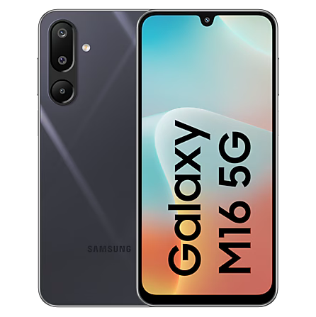 Смартфон Samsung Galaxy M16 5G 6/128GB Черный (Thunder Black)