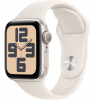 Умные часы Apple Watch SE 2024 40mm Starlight Aluminum Case with Starlight Sport Band (M/L)