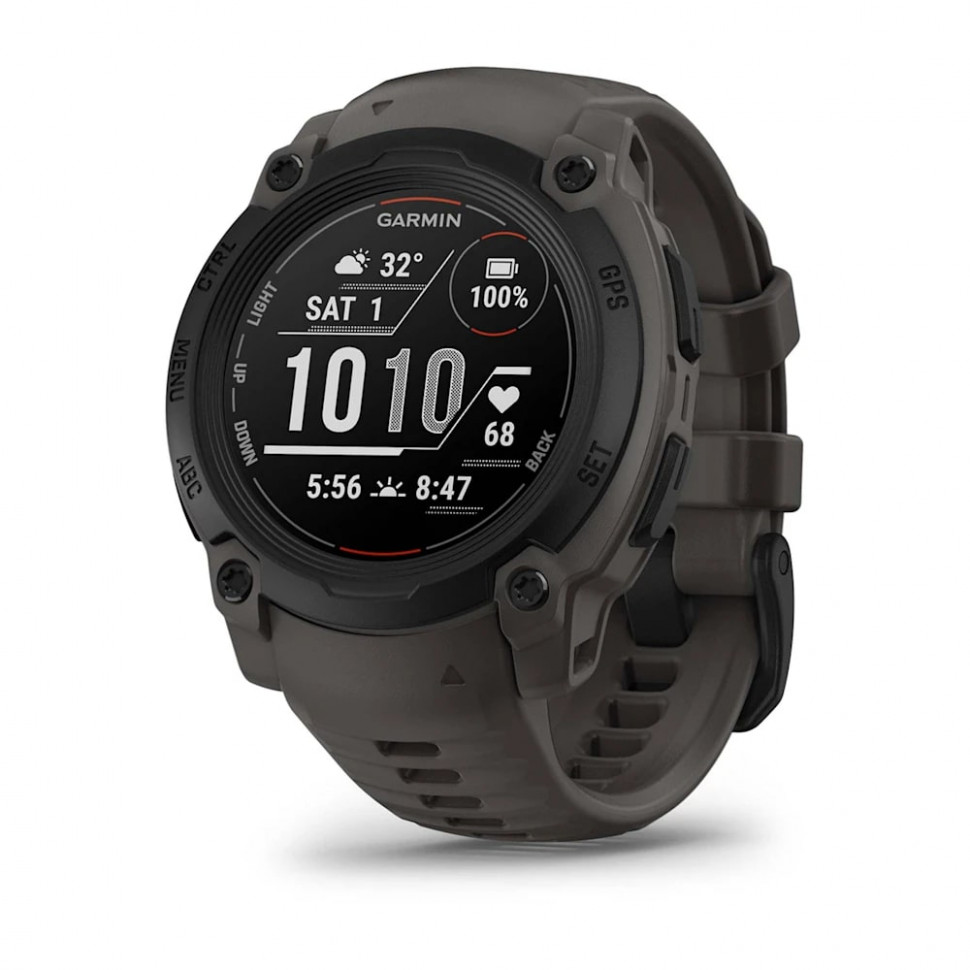 Умные часы Garmin Instinct E 40mm Black with Charcoal Band (010-02932-00)