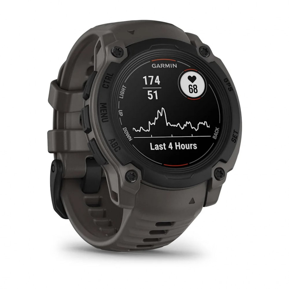 Умные часы Garmin Instinct E 40mm Black with Charcoal Band (010-02932-00)
