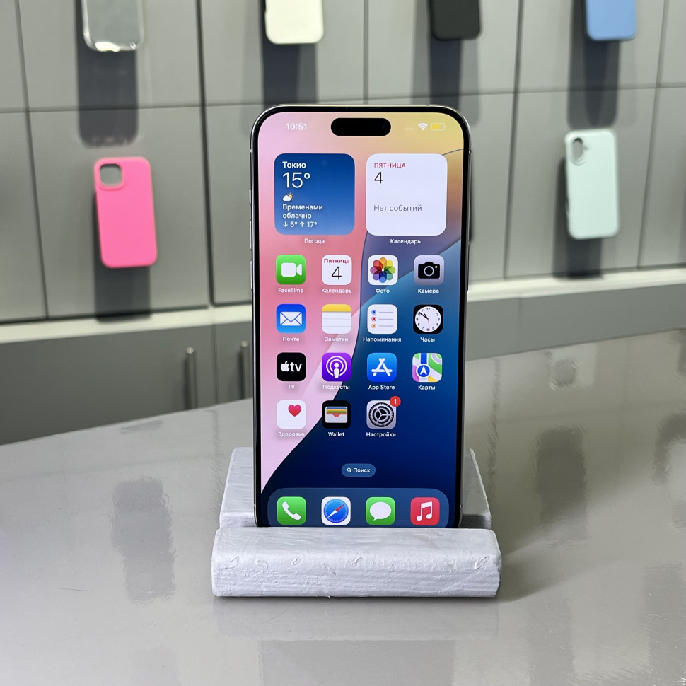 Смартфон Apple iPhone 15 Pro Max 512GB Natural Titanium (Б/У)