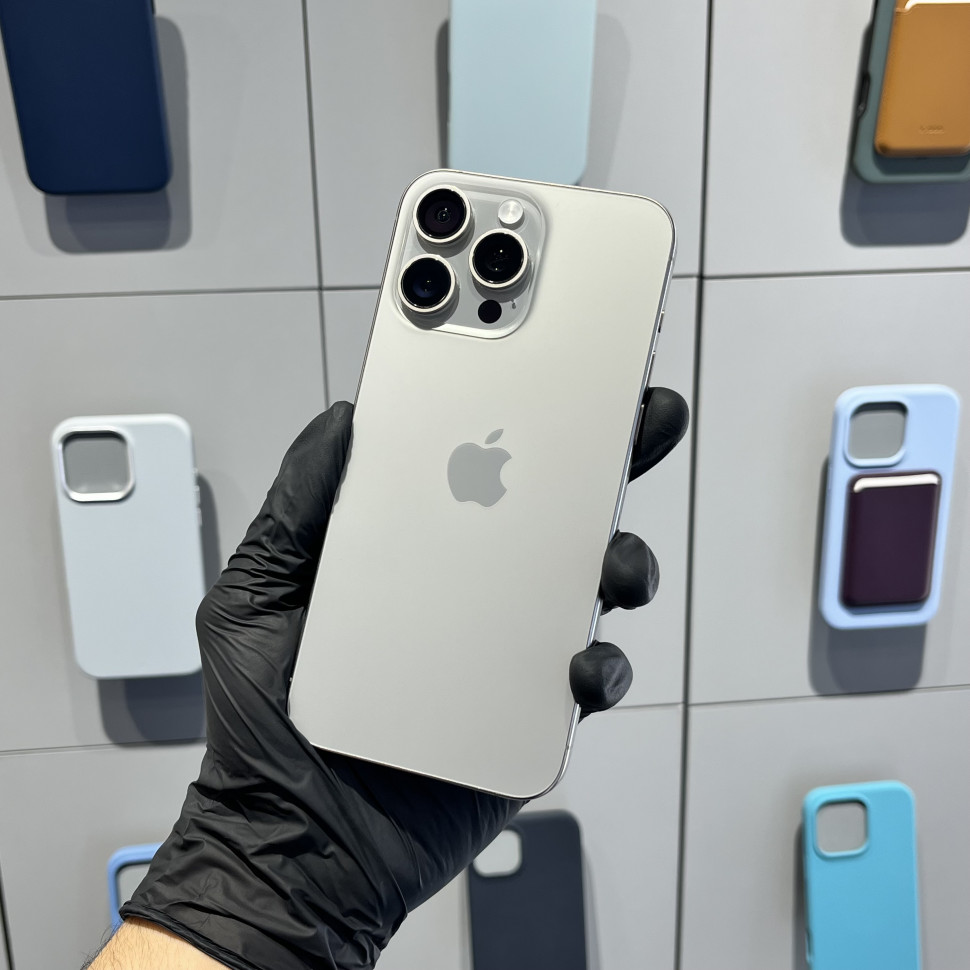 Смартфон Apple iPhone 15 Pro Max 512GB Natural Titanium (Б/У)
