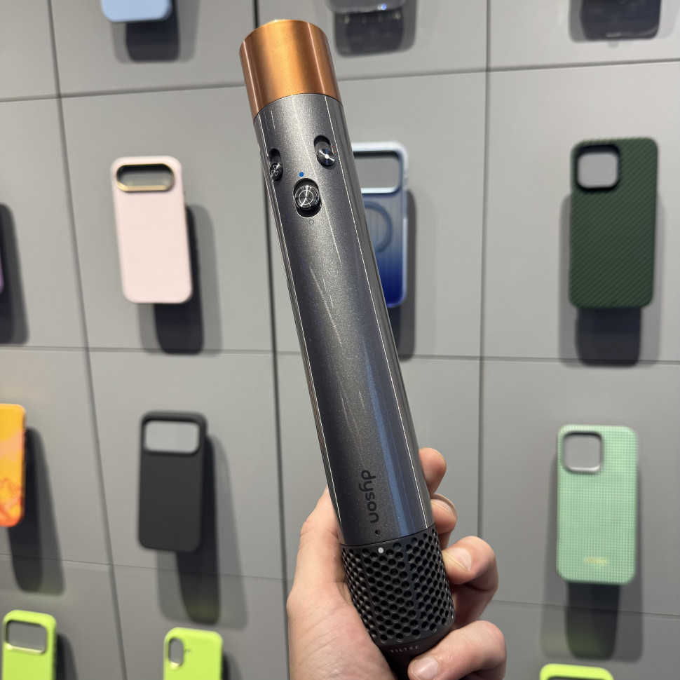 Стайлер Dyson AirWarp complete LONG HS05 Nickel/Copper (Вилка CN) (Б/У)