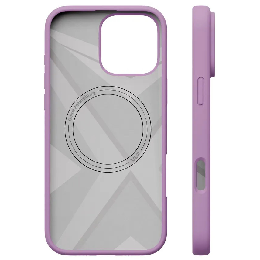 Чехол защитный VLP Aster Case MagSafe для iPhone 16 Pro Лавандовый