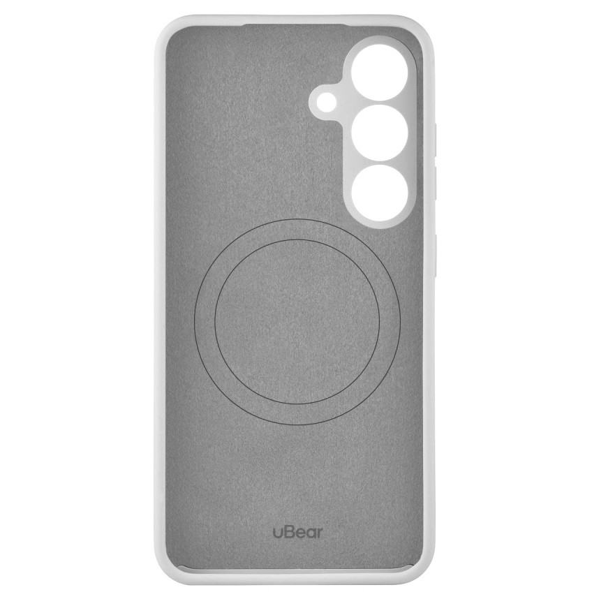 Чехол защитный uBear Touch Mag Case для Samsung Galaxy S25 Серый