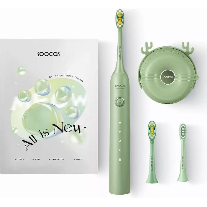 Электрическая зубная щетка Soocas D3 Зеленый (Green)