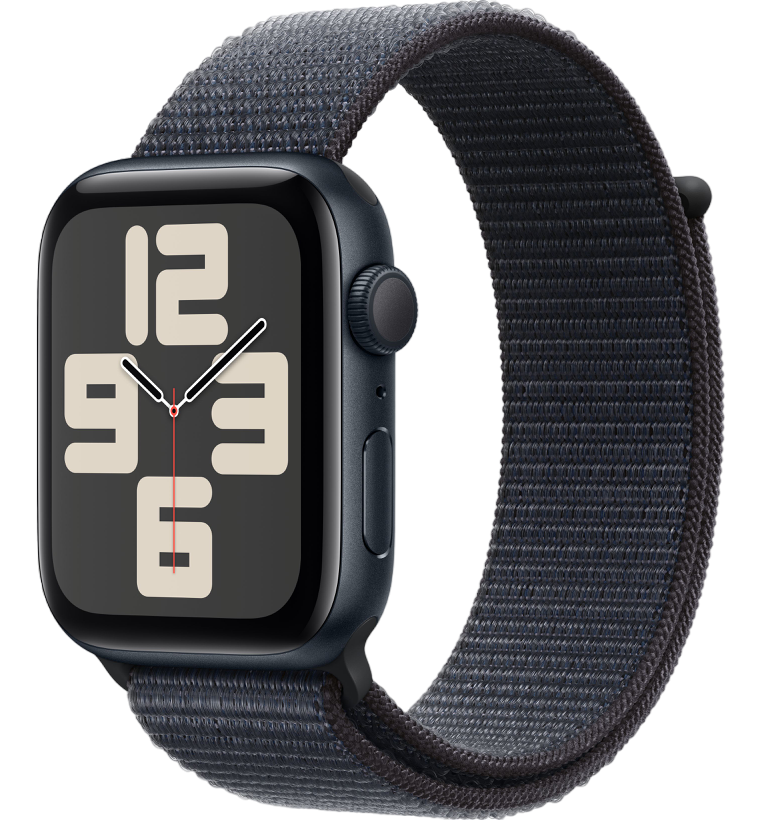 Умные часы Apple Watch SE 2024 44mm Midnight Aluminum Case with Midnight Sport Loop