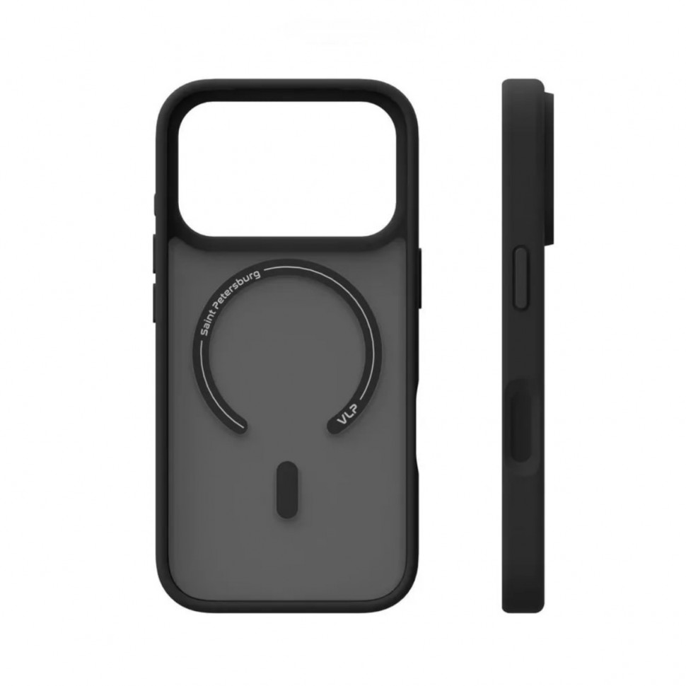 Чехол защитный VLP Lite Bloom Case MagSafe для iPhone 17 Pro Черный