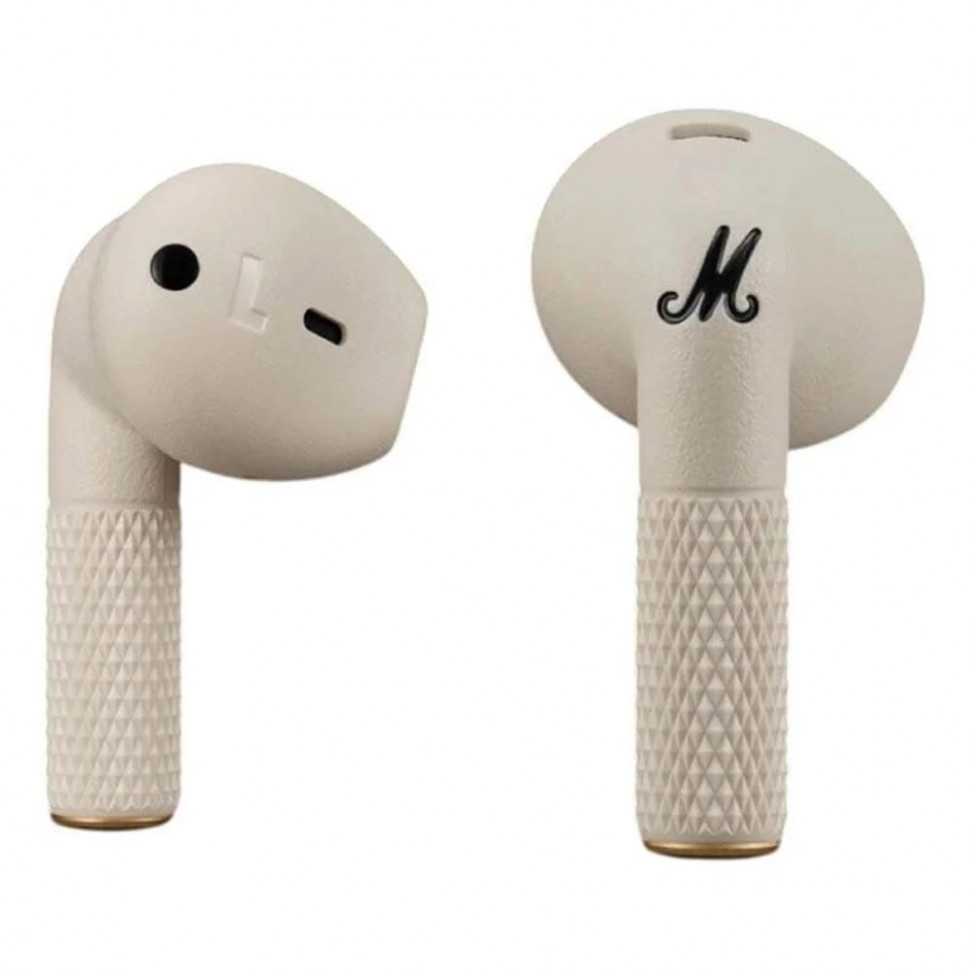 Беспроводные наушники Marshall Minor IV Кремовые (Cream)