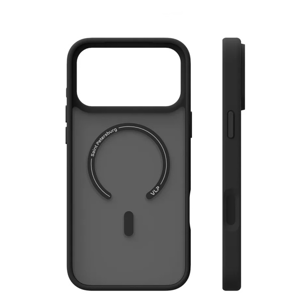 Чехол защитный VLP Lite Bloom Case MagSafe для iPhone 17 Pro Max Черный