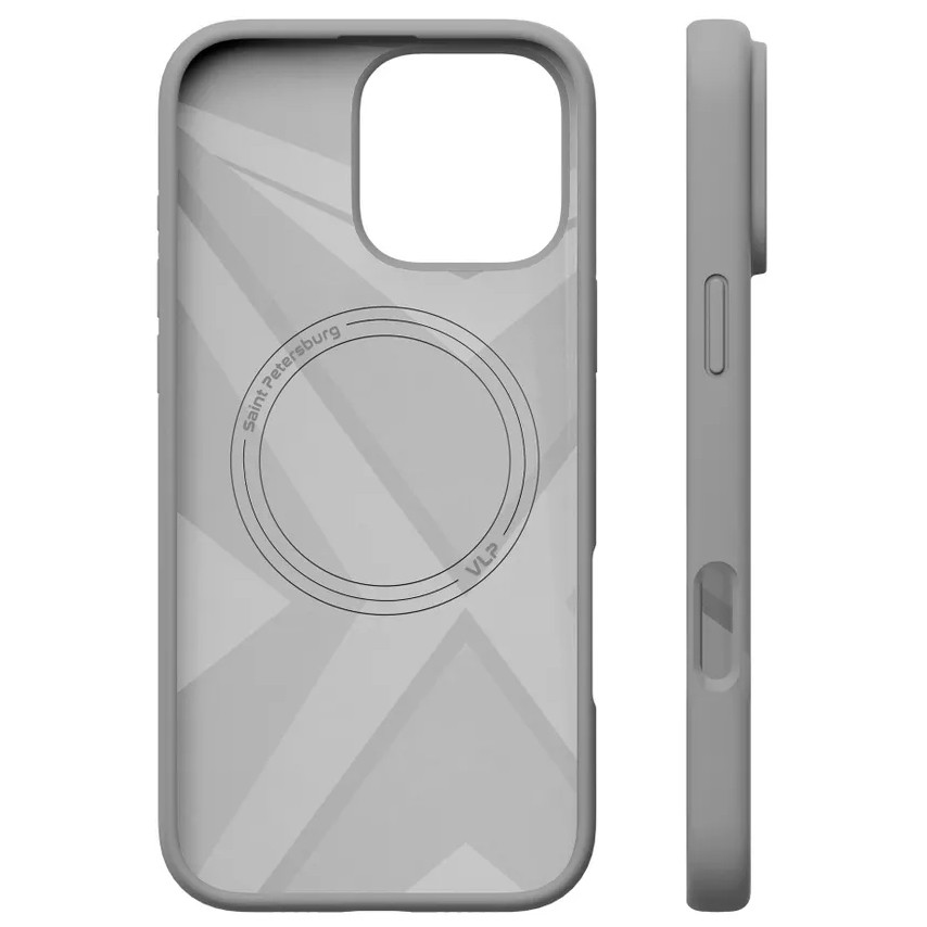 Чехол защитный VLP Aster Case MagSafe для iPhone 16 Pro Серый