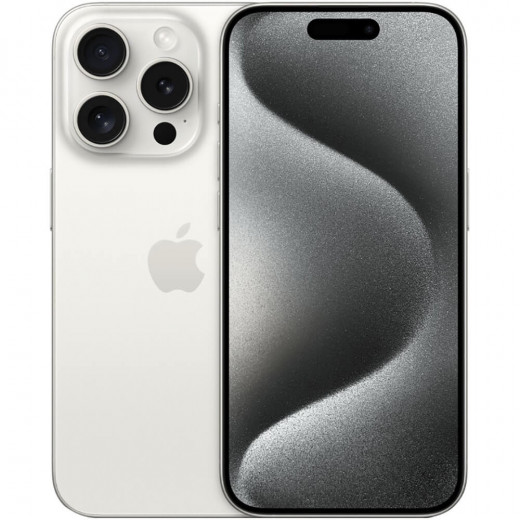 Смартфон Apple iPhone 15 Pro 128GB Белый титан (White Titanium) &mdash; 