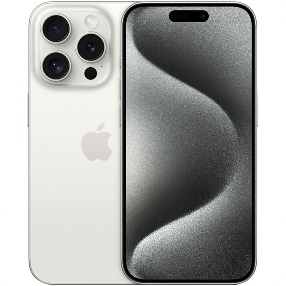Смартфон Apple iPhone 15 Pro 128GB Белый титан (White Titanium)