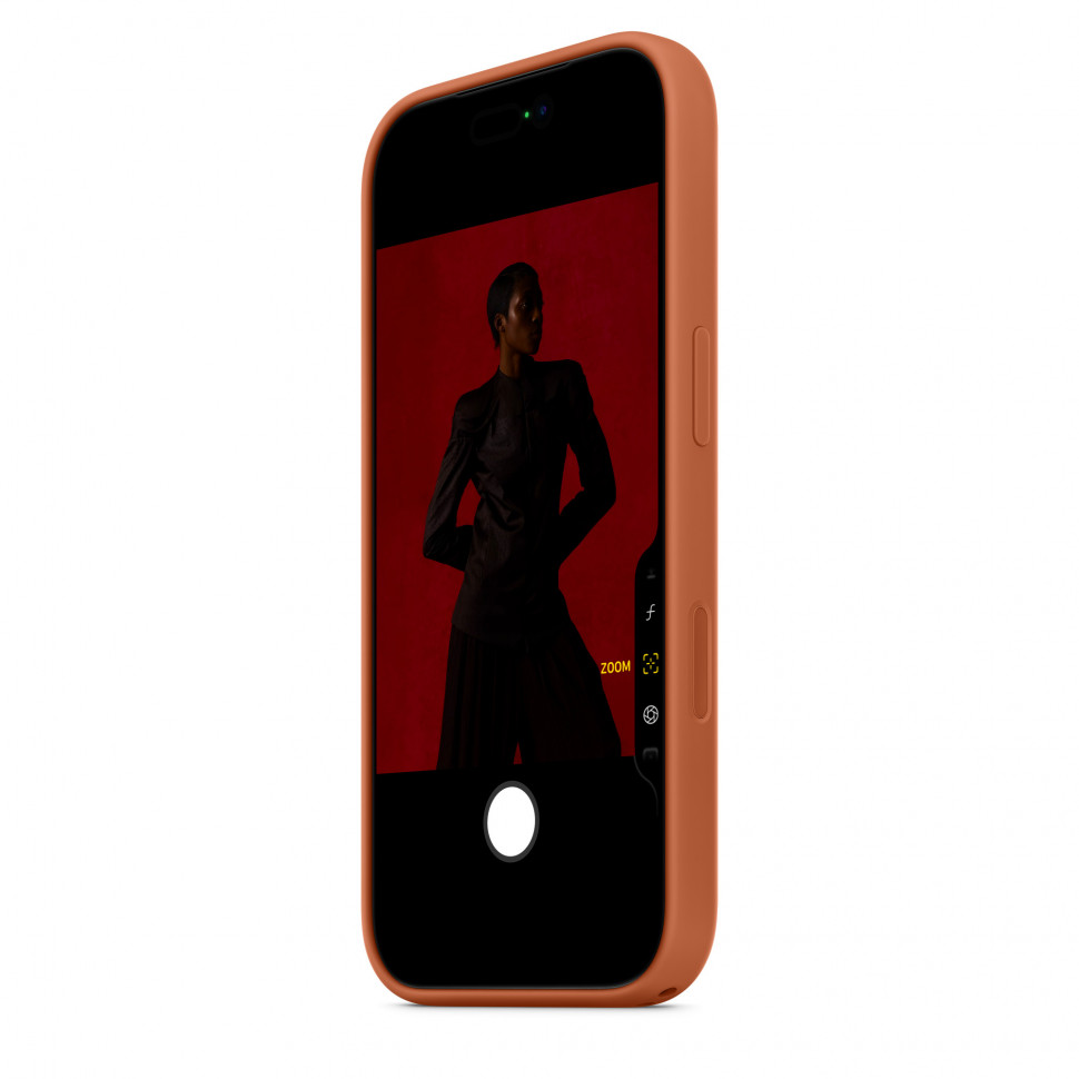 Чехол защитный Apple Silicone Case with MagSafe для iPhone 17 Pro Terra Cotta
