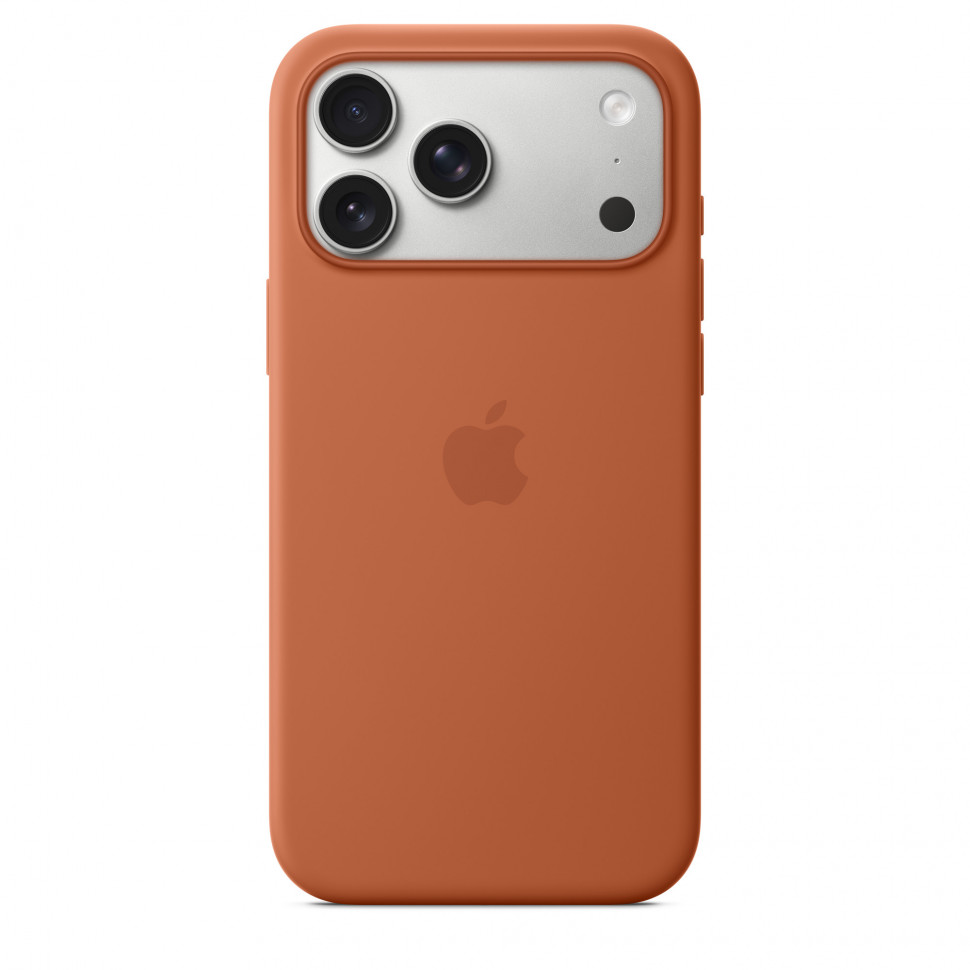 Чехол защитный Apple Silicone Case with MagSafe для iPhone 17 Pro Max Terra Cotta