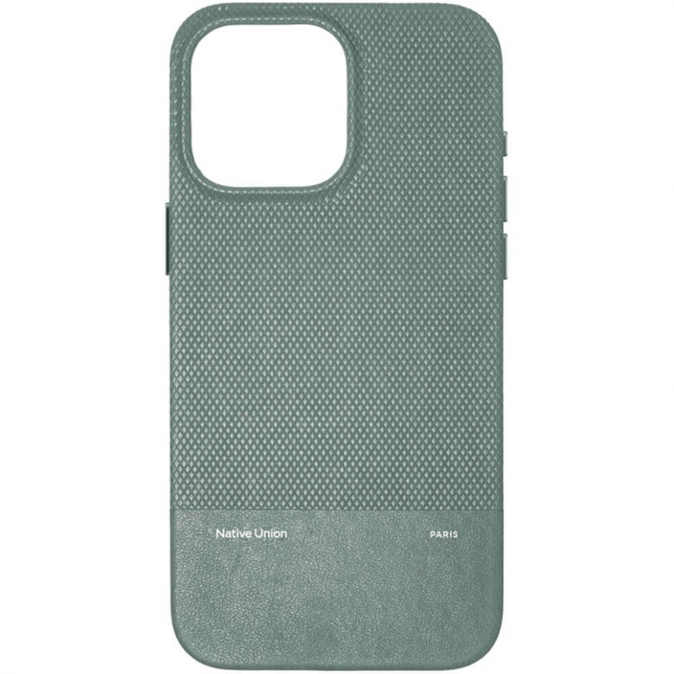 Чехол защитный Native Union (RE)Classic Case для iPhone 16 Pro Зеленый