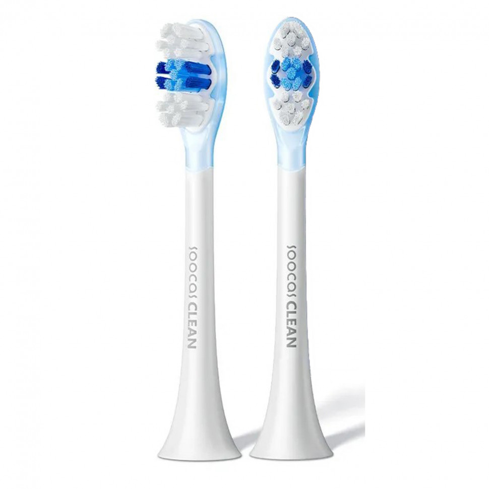 Сменные насадки для электрической зубной щетки Soocas D3, D3 PRO, X3U, X3U Pro Белый (White)