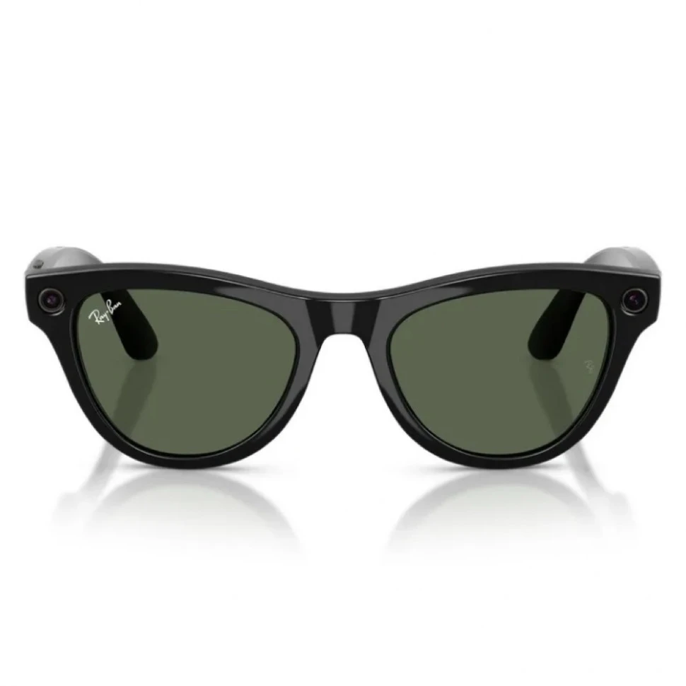 Умные очки Ray-Ban Skyler (Gen 2) Shiny Black/G-15 Green (RW4014)
