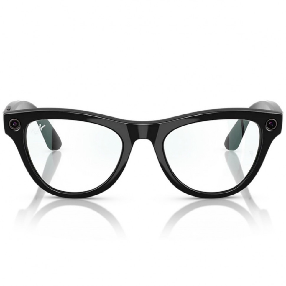 Умные очки Ray-Ban Skyler Shiny Black/Clear (RW4010)