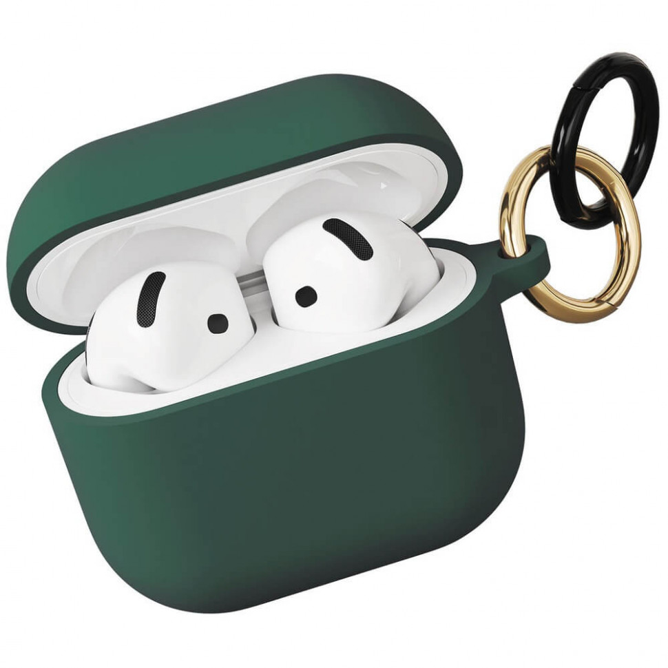 Чехол для наушников VLP Charm Case для AirPods 4 Dark Green
