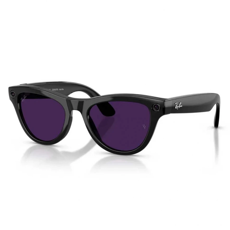 Умные очки Ray-Ban Skyler (Gen 2) Shiny Mystic Violet/Clear Amethyst Transitions (RW4014)
