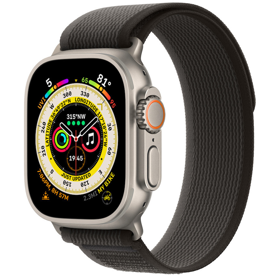 Умные часы Apple Watch Ultra 49mm Titanium Case with Black/Gray Trail Loop (S/M)
