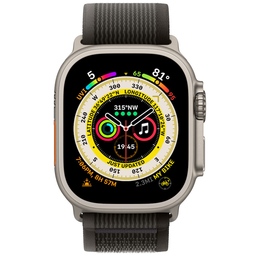 Умные часы Apple Watch Ultra 49mm Titanium Case with Black/Gray Trail Loop (S/M)