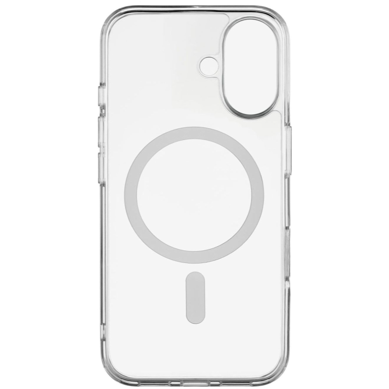 Чехол защитный uBear Real Mag Case для для iPhone 16 Прозрачный