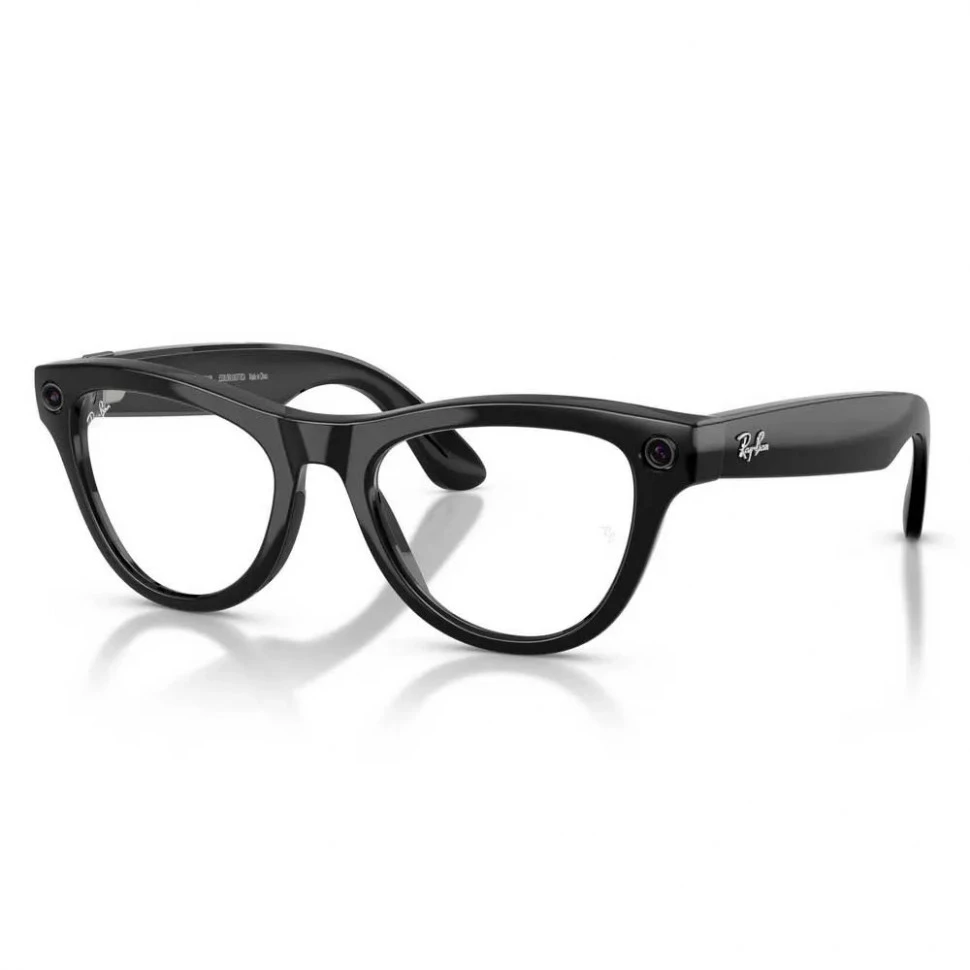 Умные очки Ray-Ban Skyler (Gen 2) Shiny Black/Clear (RW4014)