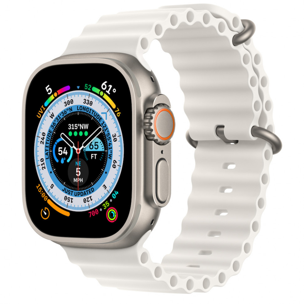 Умные часы Apple Watch Ultra 49mm Titanium Case White Ocean Band