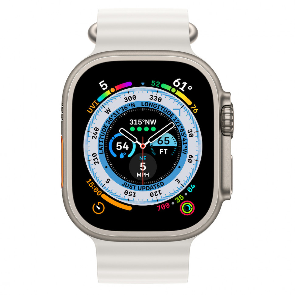 Умные часы Apple Watch Ultra 49mm Titanium Case White Ocean Band