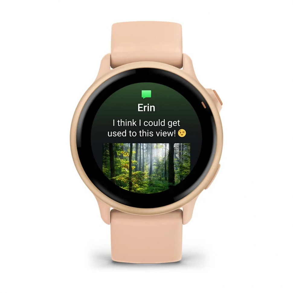 Умные часы Garmin Vivoactive 6 Metallic Pink Dawn with Pink Dawn Band (010-02985-03)