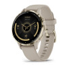 Умные часы Garmin Venu 3S 41mm Soft Gold Stainless Steel Bezel with French Gray Case and Silicone Band (010-02785-02)