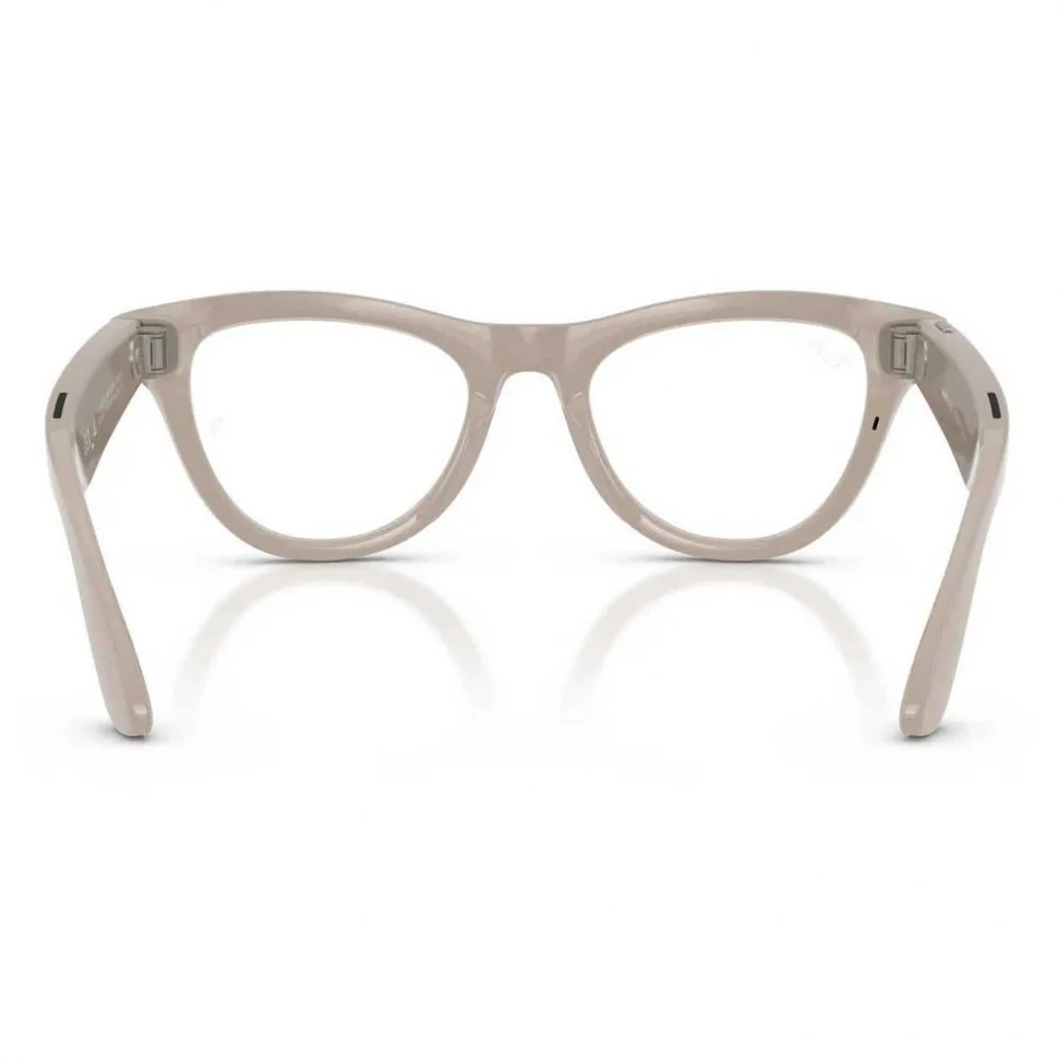 Умные очки Ray-Ban Skyler (Gen 2) Shiny Chalky Grey/Clear Sapphire Transitions (RW4014)