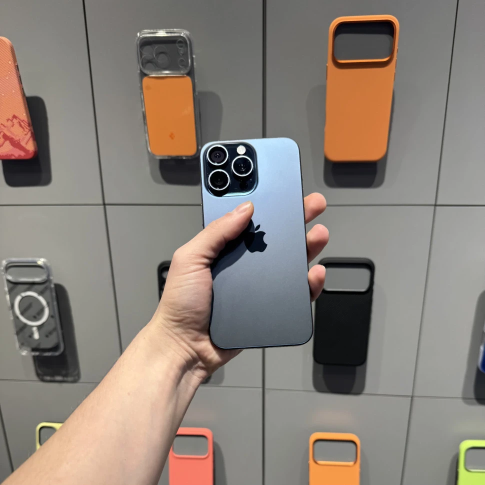 Смартфон Apple iPhone 15 Pro Max 256GB Синий титан (Blue Titanium) (Б/У)