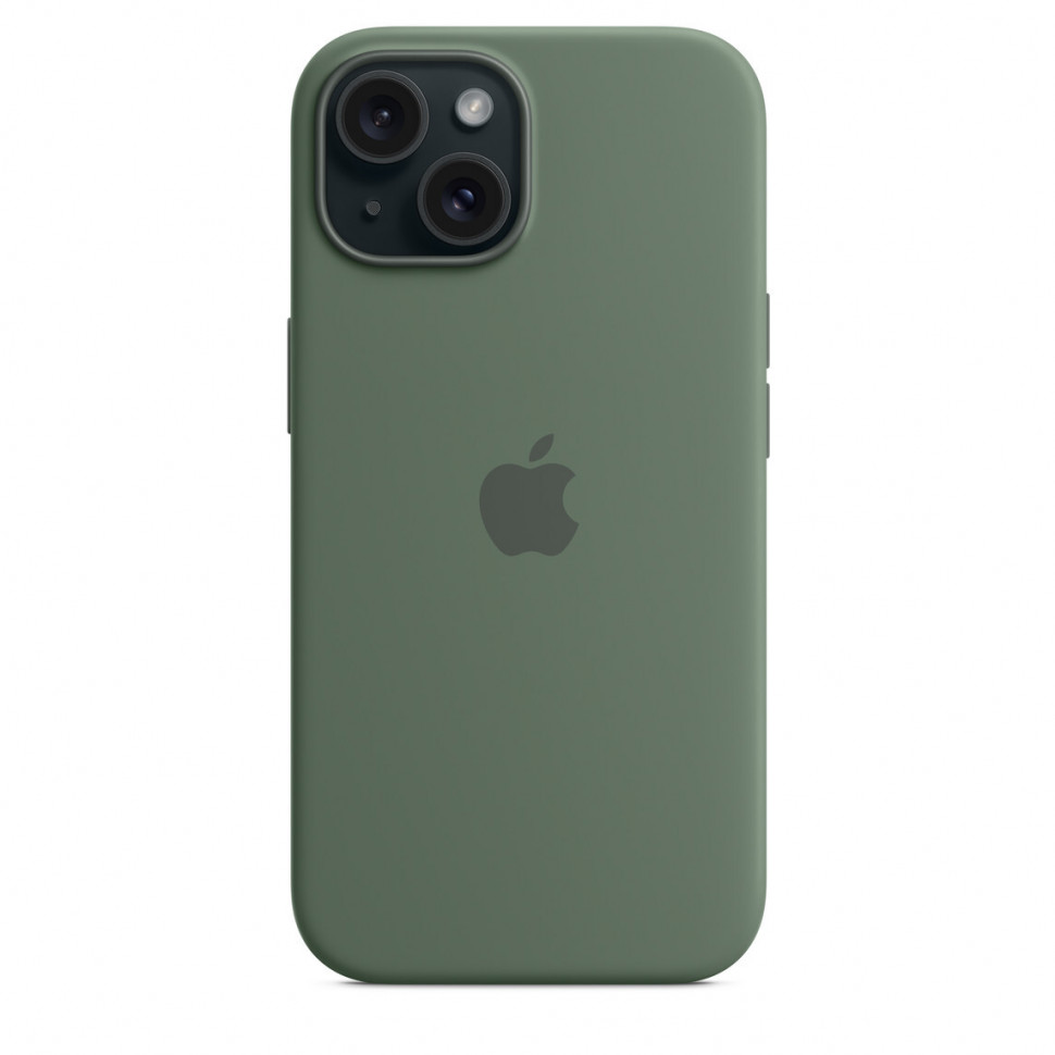Чехол защитный Apple Silicone Case с MagSafe для iPhone 15 Plus Cypress