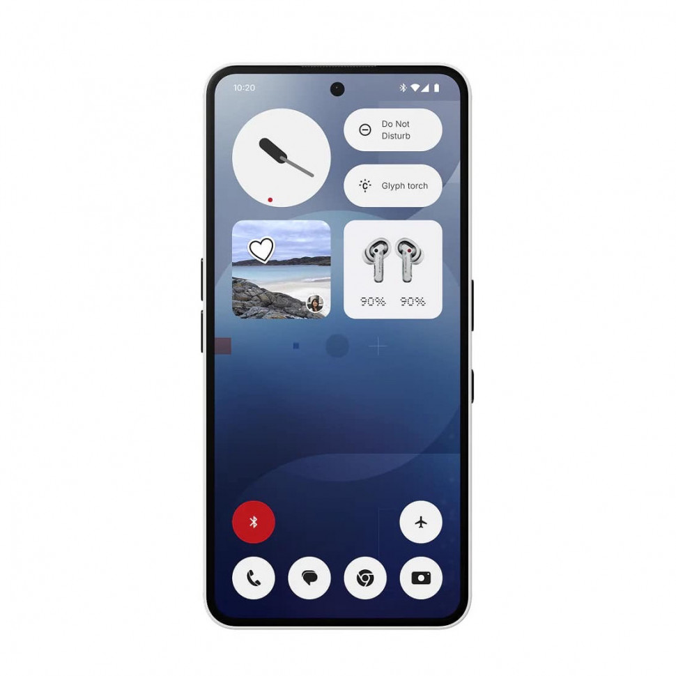 Смартфон Nothing Phone (3a) 12/256GB Белый (Milk)