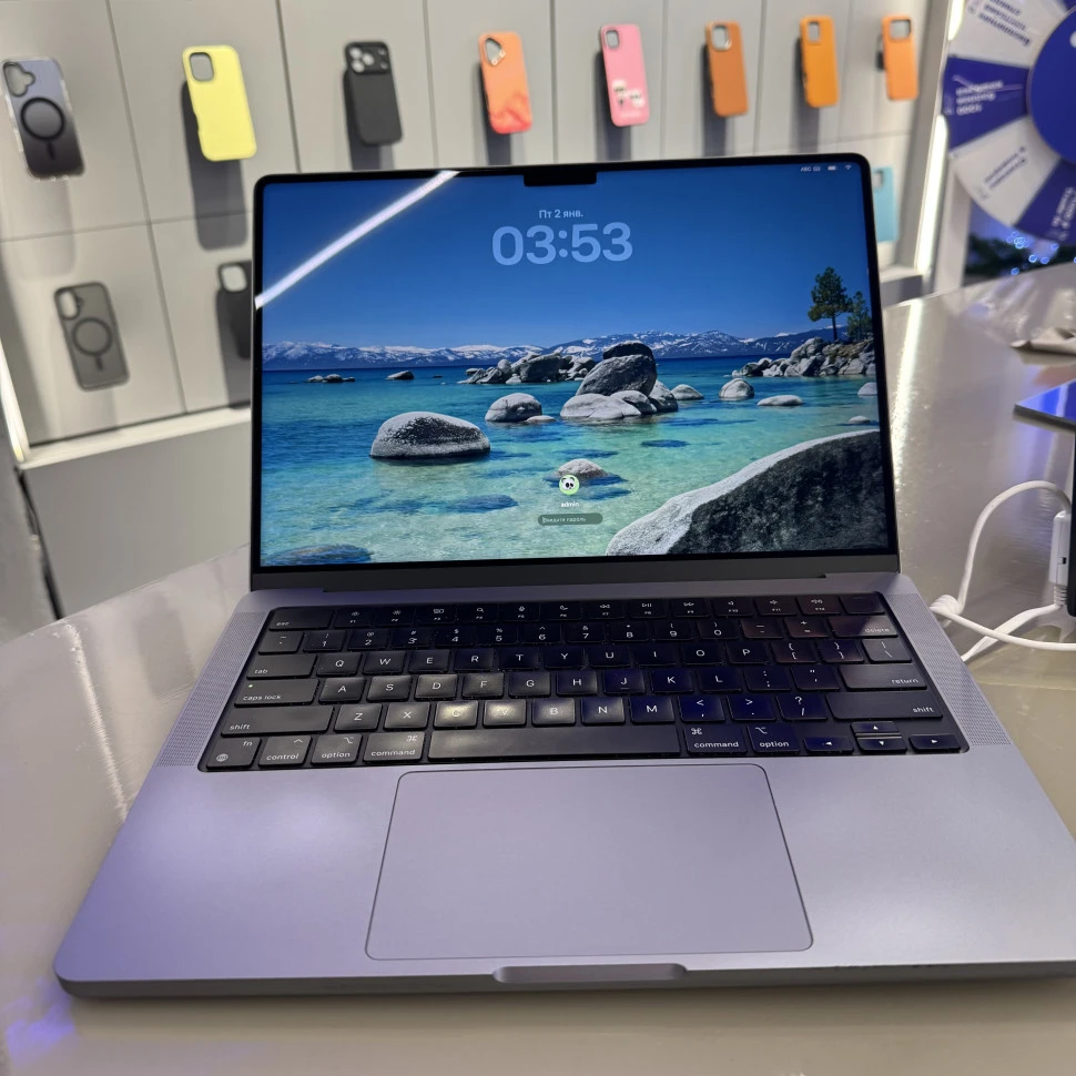 Ноутбук Apple MacBook Pro 14 2023 MPHE3 (M2 Pro 16-Core GPU, 16/512GB) Серый космос (Space Gray) (Б/У)
