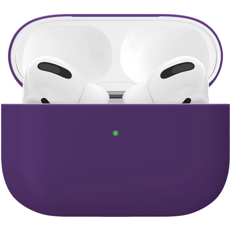Чехол для наушников VLP Soft Touch для AirPods Pro Тёмно-фиолетовый
