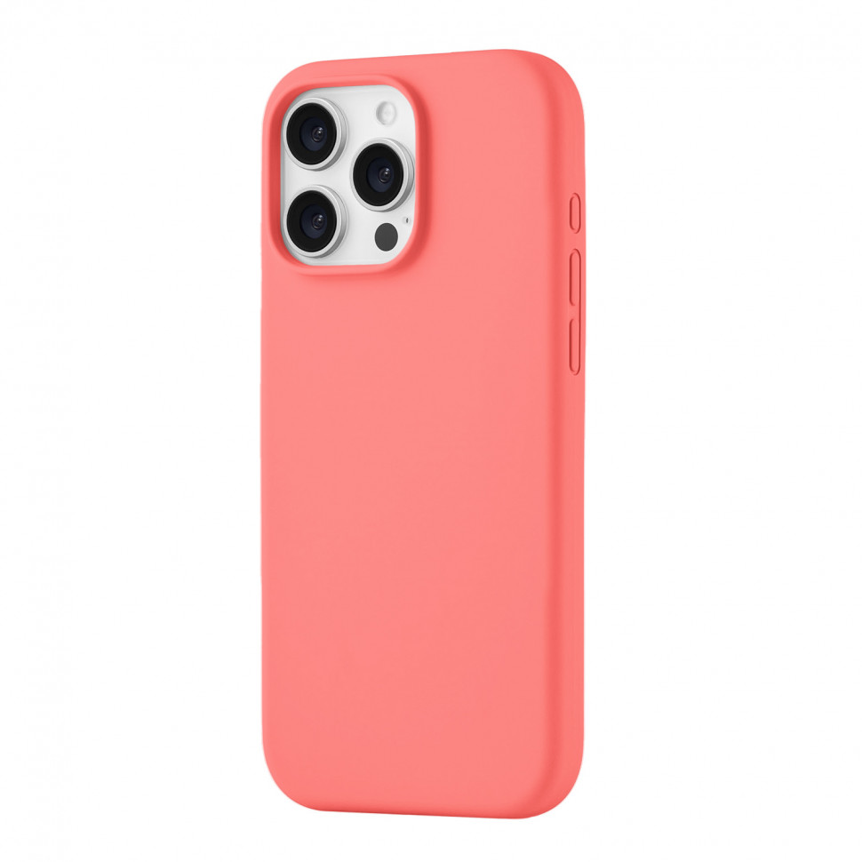 Чехол защитный uBear Touch Mag Case для iPhone 16 Pro Max Коралловый