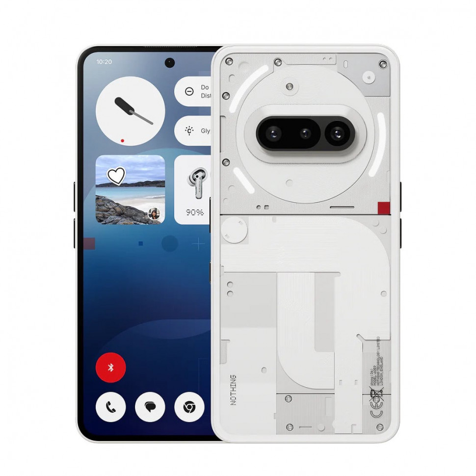 Смартфон Nothing Phone (3a) 8/128GB Белый (Milk)