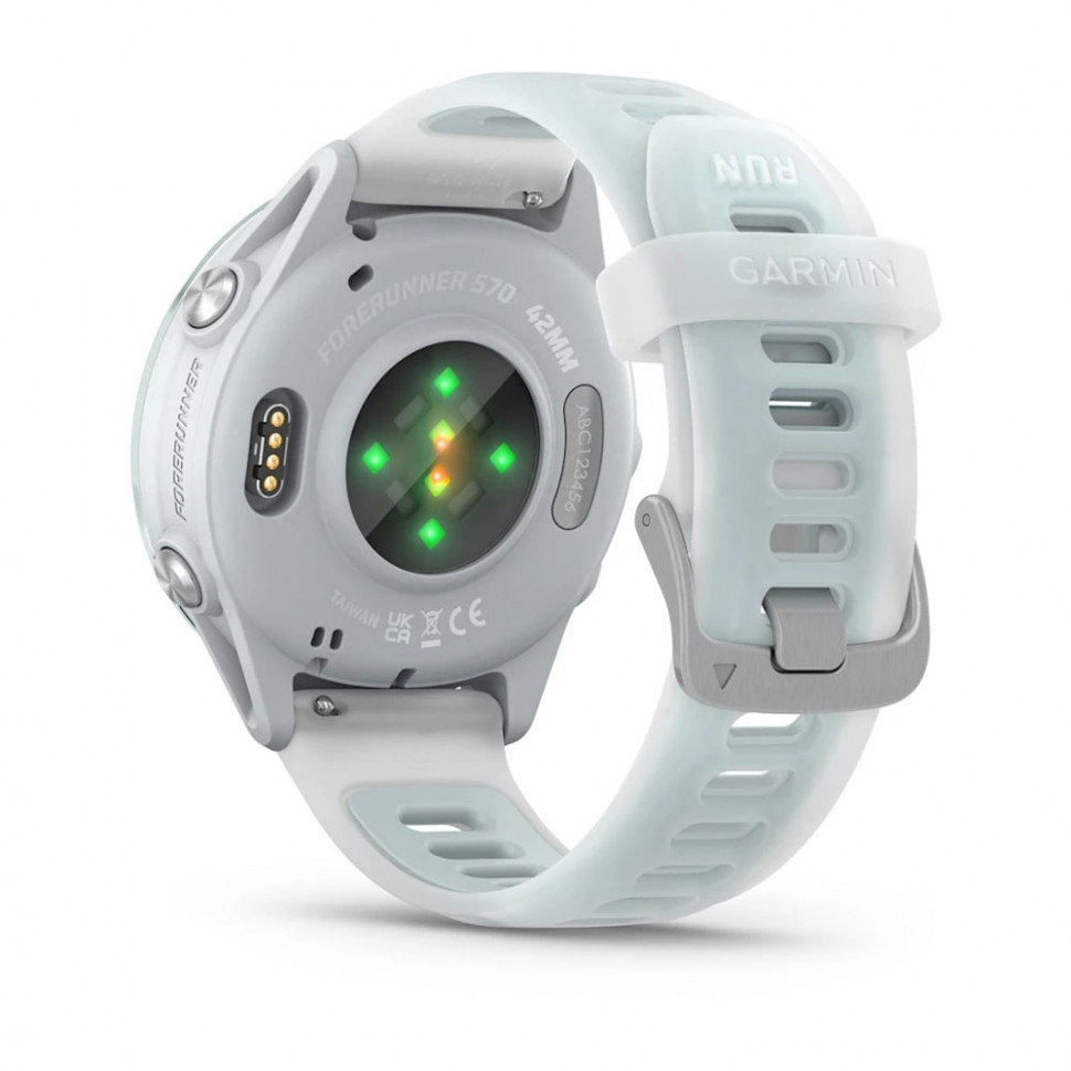 Умные часы Garmin Forerunner 570 42mm Cloud Blue Aluminum with Translucent Whitestone/Cloud Blue Band (010-02970-01)