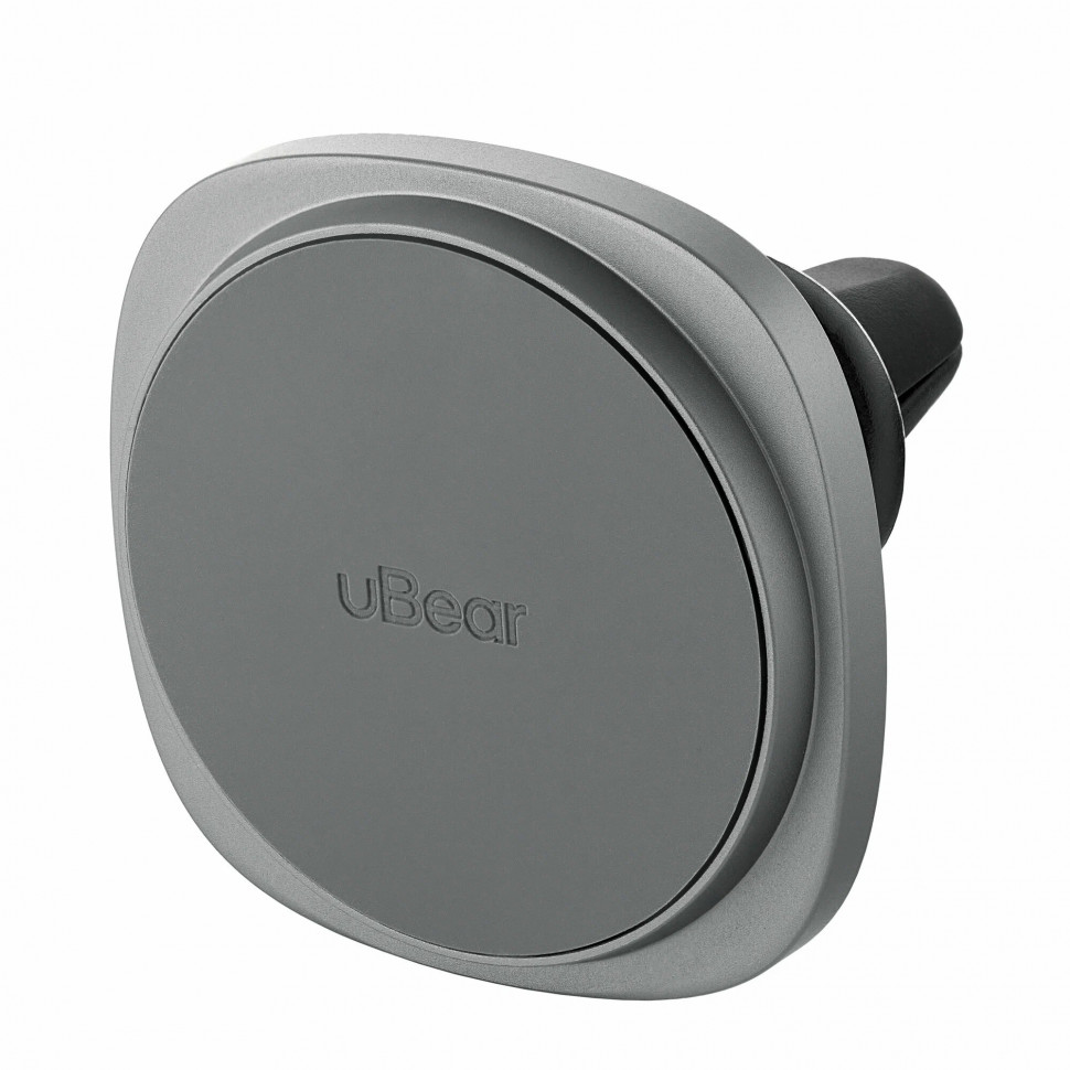 Автомобильный держатель с беспроводной зарядкой uBear Way Magnetic car mount Qi2 Черный
