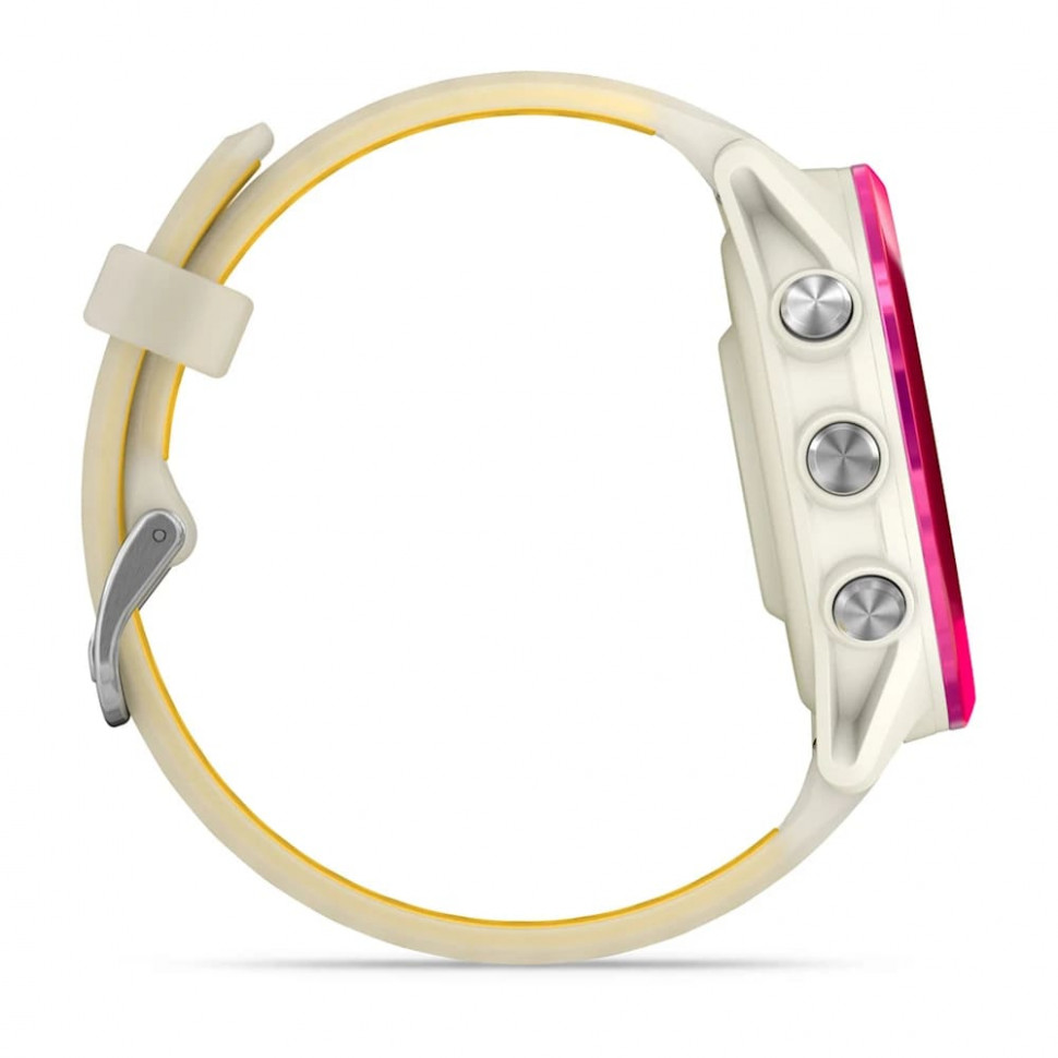 Умные часы Garmin Forerunner 570 42mm Raspberry Aluminum with Translucent Bone/Mango Band (010-02970-02)